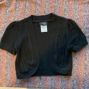 2-Hip Small Black sweater shrug